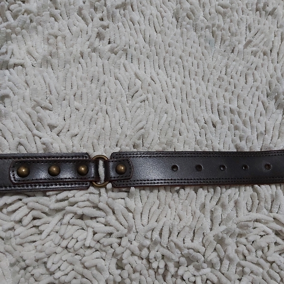 Esprit brown leather belt- size 30" - Picture 6 of 6